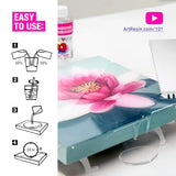 ArtResin - Epoxy Resin - Clear - Non-Toxic - 16 oz (8 oz Resin + 8 oz Hardener) (474 ml) ArtResin