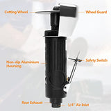 YON.SOU. Air Cut Off Tool with 2 pcs 3-inch Die Grinder Cut-Off Wheels, Pneumatic Metal Sheet Cutting Tool, Heavy Duty Air Cutter Cutoff Tool YON.SOU.