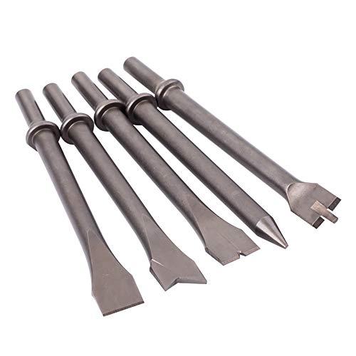 Craftsman CMXZTSG1056NB 5-Piece Air Hammer Chisel Set, Silver Craftsman