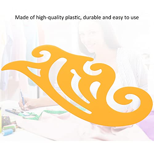 French Curve Template Set Ding Drafting Template Tools Plastic French Curve Ruler for Students, Teachers, Engineers, Needlework/Sewing/Embroidery(B) Pssopp