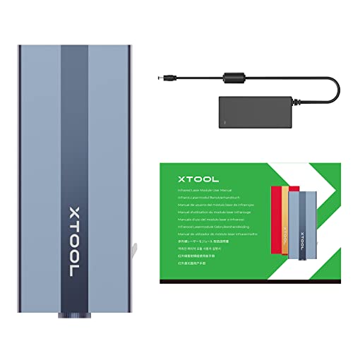 xTool 1064 Laser Module for xTool D1 Pro Laser Engraver, 15KW Peak power engrave metals, 0.03*0.03mm compressed spot engraving and cutting on Makeblock