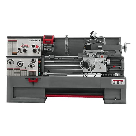 JET GH-1640ZX, 16" x 40" Geared Head Metal Lathe, Newall DP700 DRO, Taper Attachment (321148) Jet