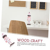 CIMAXIC Nutcracker Puppets Traditional Wooden Nutcracker Wooden Nutcracker Ornaments Christmas Table Decorations Nutcracker Soldier Ornament CIMAXIC