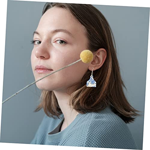 LALAFINA 24pcs Sublimation Earrings Teardrop Earrings Double Sided Earrings DIY Crafts Sublimation Blank Earrings DIY Earrings Supplies Unfinished LALAFINA