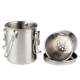 MYARTOOL Paint Brush Washer, Portable Leak-Proof Brush Cleaner with Lid and Filter Screen, 3-1/4" tall x 3" dia. MYARTOOL