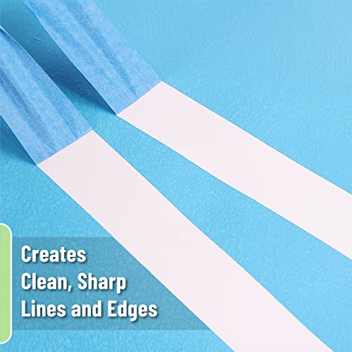 Bates- Painters Tape, 1.4 inch Paint Tape, 2 Pack, 38 Yards, 76 Yards in Total Painting Tape, Masking Tape, Blue Masking Tape, Wall Safe Tape, Paint - WoodArtSupply