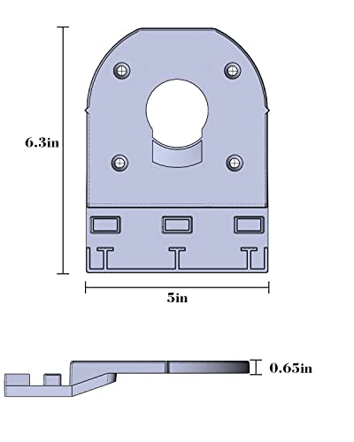 Track Saw Guide Rail Adapter For Makita/Festool Guide Compatible With Router For Makita 18V RT0701C XTR01Z-Set of 2 - WoodArtSupply