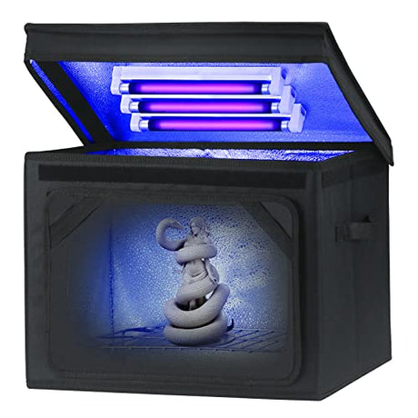COOSPIDER UV Resin Curing Light Lamp for 3D Printer Large Size Cure Light Box for Machine 3D Printer Led Light 365nm Solidify Photosensitive Resin COOSPIDER UV