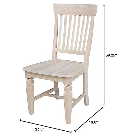 International Concepts Tall Java Chair, Unfinished