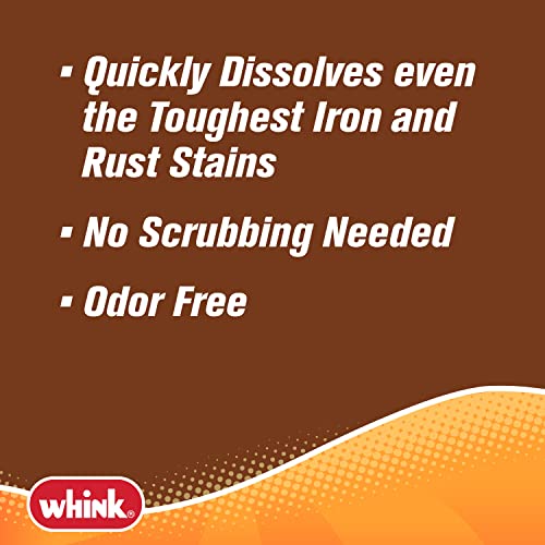 Whink 1232 Liquid Rust Stain Remover, 32 Oz, Unscented Whink