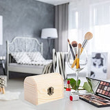 ARTIBETTER 1pc Box Wooden Jewelry Box Jewelry Wooden Case Trinket Containers with Lids Jewelry Container Jewelry Chest Desktop Holder Retro Treasure ARTIBETTER