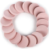 Tosnail 30 Pack 2" Round Rubber Stamp Carving Blocks, Soft Rubber for Craft Project, Great for Beginners and Professional - Pink Tosnail