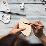 Football Ornament Football Ornament 40pcs Unfinished Wood Shape Football Theme Football Helmet Shaped Wood Slices Blank Football Cutout for DIY Craft EXCEART