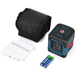 Laser Level, RockSeed 100 Feet Cross Line Laser with Self-Leveling, Vertical and Horizontal Line, Rotatable 360 Degree, Carrying Pouch, Battery RockSeed