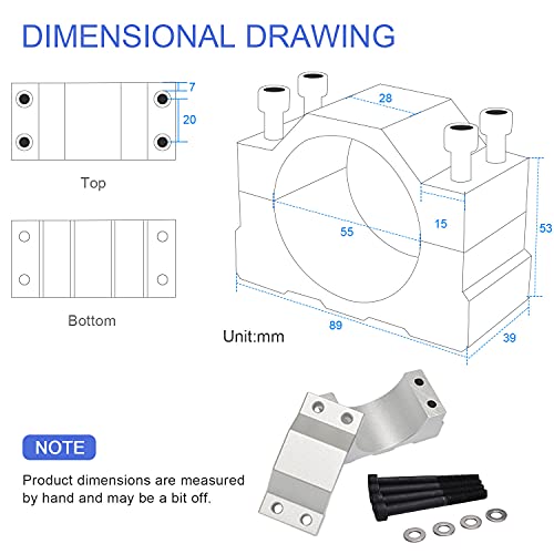 Daedalus CNC Brushless Spindle Motor Kit, 400w, ER16, 48V DC, 12000RPM Daedalus