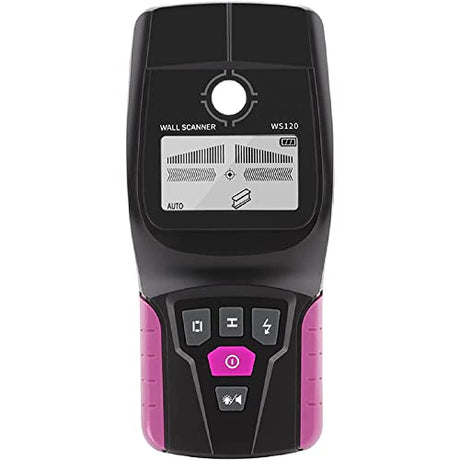 Wall Scanner, Handheld Digital Professional Multifunctional Stud Detector, Live Wire Cable PVC Water Pipe Metal Finder, Suitable for Detecting Metal, GOVRN