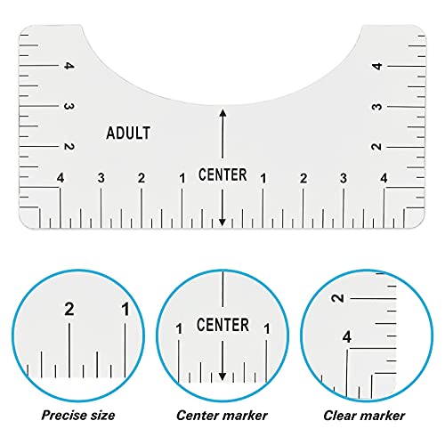 T-Shirt Alignment Ruler Heat Resistant Tape 10mm X 33m 108ft, PTFE Teflon Transfer Sheet 16 x 20" - 4 Rulers, 2 Rolls Heat Resistant Tape, 3 Packs - WoodArtSupply