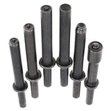 7 Pcs Air Hammer Rivet Bit Set, Dele 0.401 Shank Smoothing Pneumatic Air Rivet Hammer Tools Kit With Spring dele