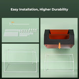 Creality Laser Engraver Enclosure, Fireproof and Dustproof Laser Cutter Protective Cover 27.5x28.3x15.7in with Fan and Pipe, Fits for Most Laser Creality