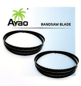 AYAO 2 Pack, 59-1/2-Inch X 3/8-Inch X 12TPI Bandsaw Blades to Fit Ryobi, B&D, Craftsman, Tradesman, Pro-Tech, Collins Skil and Wen BA3959 9" Band AYAO