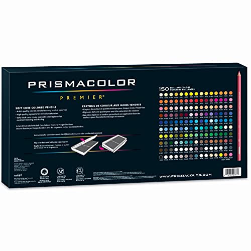 Prismacolor Premier Colored Pencils, Art Supplies for Drawing, Sketching,  Adult Coloring | Soft Core Color Pencils, 150 Pack