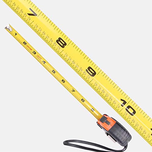 LICHAMP Tape Measure 12 ft, 8 Pack Bulk Easy Read Measuring Tape Retractable with Fractions 1/8, Measurement Tape 12-Foot by 1/2-Inch Lichamp