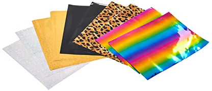 Ranger ISF49371 Celebrate Shiny Transfer Foil Sheets (10 Pack), Multicolor - WoodArtSupply