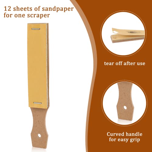 Sandpaper Sharpener,3-Pack Sketch Sandpaper Pencil Sharpeners 6.2x0.9" Pointer Art Drawing Tool Pastel Sticks Drawing Tool for Artist Sketch Beginner Sliverdew