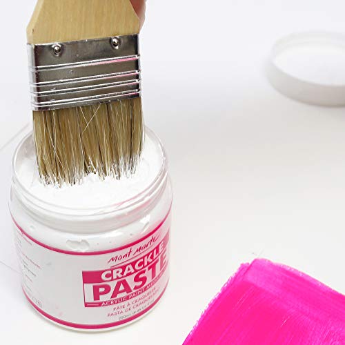 Mont Marte Crackle Paste Premium 8.45 US fl.oz (250ml) Tub for Texture Painting Effect with Opaque Finish, Ideal for a Range of Surfaces MONT MARTE
