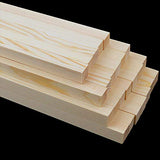 BILLIOTEAM 25 Pack Unfinished Wooden Square Dowel Rod,Hardwood Square Dowel Sticks for DIY Crafts Projects,Home Decor(1/2" x 12") BILLIOTEAM