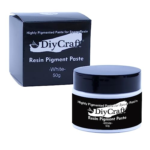 DIYcraft Resin Pigment Paste - Highly Pigmented Paste for Epoxy Resin 50g, Epoxy Resin Supplies for DIY Resin Art Jewelry Making, Concentrated UV DIYcraft