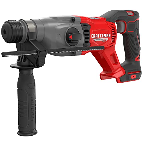 CRAFTSMAN V20 RP SDS Rotary Hammer Drill, Cordless, 7/8 inch, 2 Joules, Bare Tool Only (CMCH234B)
