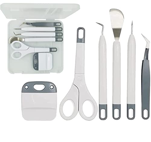 Craft Vinyl Weeding Tools Set,Precision Craft Vinyl Tools Kit,Weeding Kits,for Cricut/Silhouette/Siser/Oracal 631 651 751 Vinyl,6pcs Gary - WoodArtSupply