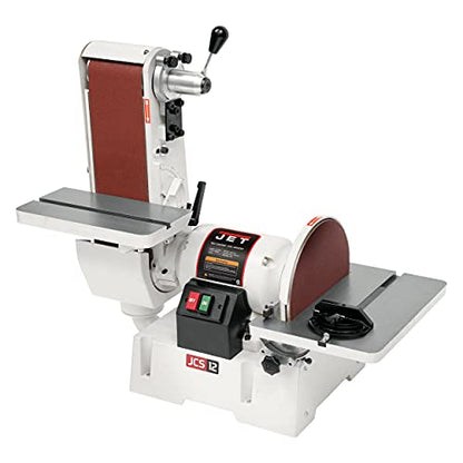 JET 6" x 48" Belt and 12" Disc Benchtop Sander, 1-1/2 HP, 1Ph 115/230V (JSG-6DC) - WoodArtSupply