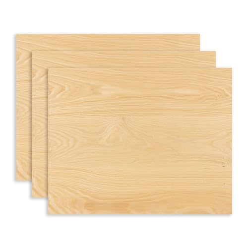 Walnut Hollow Heavy-Duty, Project Ready, Edge-glued Board, Oak, 16" x 20" x 3/4", (Pack of 3) for Your Small Business, Home DIY, Decor, or Craft - WoodArtSupply