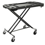 Powerbuilt Adjustable Work Table with Tool Holders and Convertible Dolly Function, Multi-Use, Home, Garage, Worksite - 642928ECE, Black Powerbuilt