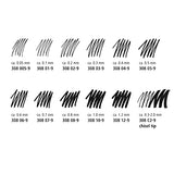 STAEDTLER Pigment Liner, Fineliner Pen for Drawing, Drafting, Journaling, 0.5mm, Black, Box of 5 Pens, 308 05-9M STAEDTLER