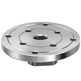 HAowosi 4" Steel Wood Lathe Faceplate,Faceplate for Wood Lathe,Lathe Face Plate Fit for 3/4" x 16TPI Spindle without Screwchuck HAowosi