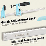 SHALL 12-Inch Steel Bar Clamps Set, 4-pack Medium-Duty Quick-Release F Clamps, 600 Lbs Load Limit for Woodworking, Metal working, DIY and Crafts SHALL