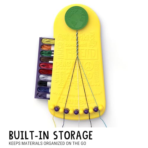 Choose Friendship, My Friendship Bracelet Maker®, 20 Pre-cut Threads - Makes Up to 8 Bracelets (Craft Kit, Kids Jewelry Kit, Gifts for Girls 8-12) Choose Friendship