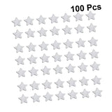 Anneome 100 Pcs Wood Star Beads Star Bead Charms Bracelet Wood Beads Wood Earring Finding Wood Star Spacer Beads Loose Wooden Bead Wood Beads for Anneome