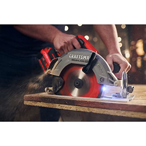 CRAFTSMAN V20 RP Cordless Circular Saw, 7-1/4 inch, Bare Tool Only (CMCS551B)