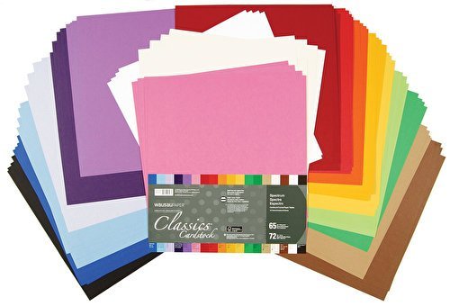 Astrodesigns/Creative Collection Starter Kit Cardstock, 12" x 12", 65 lb/176 gsm 18-Color Assortment, 72 Sheets (46408-03) - WoodArtSupply