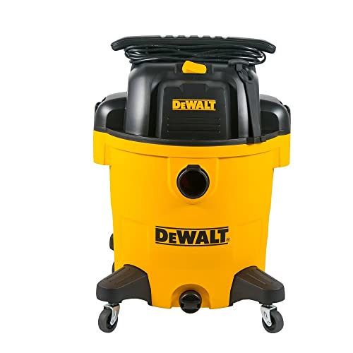 DeWALT 12 gallon Poly Wet/Dry Vac,Yellow,DXV12P - WoodArtSupply