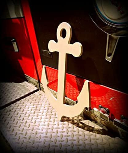 Anchor Unfinished Cutout, Wooden Shape, Paint-able Wooden MDF DIY Craft Build-A-Cross