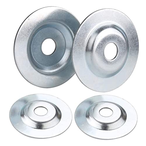 Motcoda OD3-1/10'' x ID 5/8'' 1 Set &OD2-1/10'' x ID 1/2'' 1 Set Bench Grinder Arbor Washer/Flange for Grinding polishing Wire Wheel Buffing - WoodArtSupply