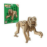 Eco 3D Wooden Puzzle Monkey from Deluxebase. Animal Themed DIY 3D Puzzle Craft Kit. Sustainable Wood Jungle Animal Toys. Perfect Model Building Kits Eco 3D Wooden Puzzle