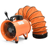 YITAHOME Exhaust Fan 8 Inch, Utility Blower Extractor Fan High Velocity, Portable Ventilation Fan with 16FT Ventilator Duct Hose for Industrial, YITAHOME
