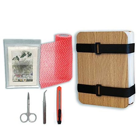 Wooden Flower Press Kit, Leaf Press, Nature Plant Press Set, Fruit Pressing Kit, Wooden Art Kit for DIY Art Handcraft (6.3x8.3inch/16x21cm) LIXINDEE