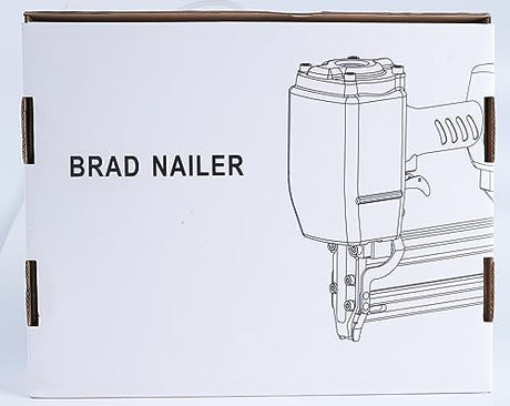 Woodpecker ST64 14 Gauge 3/4" to 2-1/2" Pneumatic Concrete T Nailer Gun with 400pcs Concrete T Nails, Air Power Heavy Duty Concrete Nail Gun Brad Since